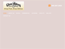 Tablet Screenshot of glenabbeybakery.com